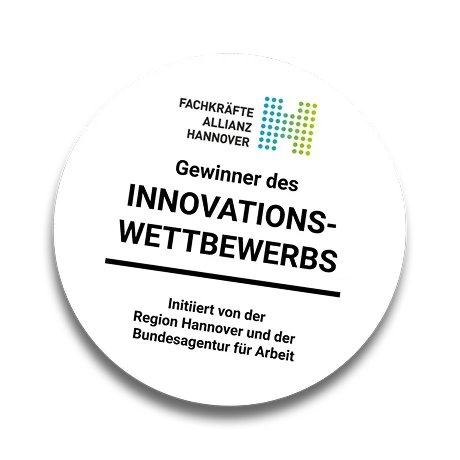 Ausgezeichnet im Innovationswettbewerb der Fachkräfteallianz Hannover