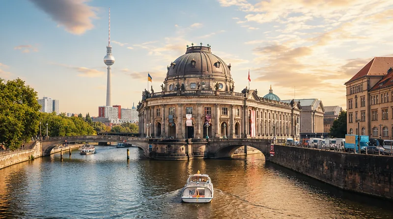 Museumsinsel und Fernsehturm in Berlin