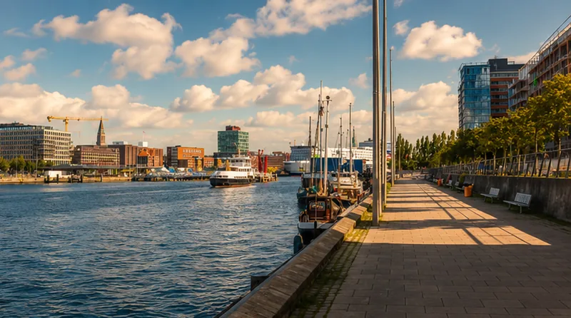 Uferpromenade an der Kieler Förde