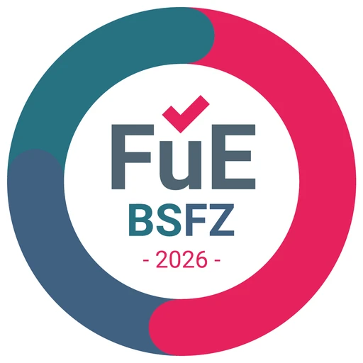 Offizielles FuE-Siegel 2026 der BSFZ